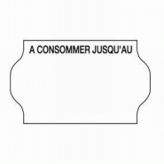 Étiquette adhésive blanche format 32 x 19 mm - Lot de 5000 - À consommer jusqu'à