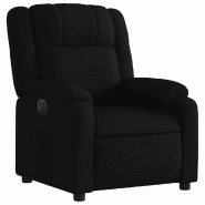 Fauteuil inclinable électrique Noir Tissu Modèle Germelis - 8721012176683