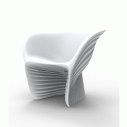 Fauteuil lounge in & out Biophilia - blanc