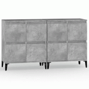 Helloshop26 - Buffet bahut commode armoire meuble de rangement organisateur cuisine salle de séjour salons lot de 2 60 x 35 x 70 cm 02_0036864 - 3000 Helloshop26 - Buffet bahut commode armoire meuble de rangement organisateur cuisine salle de séjour salons lot de 2 60 x 35 x 70 cm 02_0036864 - 3000