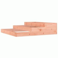 Helloshop26 - Jardinière bac lit surélevé plantes fleurs terrasse jardin 107 x 107 x 27 cm bois de douglas massif marron 02_0037292 - 3000213830101 Helloshop26 - Jardinière bac lit surélevé plantes fleurs terrasse jardin 107 x 107 x 27 cm bois de douglas massif marron 02_0037292 - 3000213830101