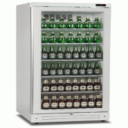 KLIMAITALIA Fridge Showcase pour les boissons, 210 bouteilles, 50 cl. 560 boîtes 33 cl. LED. T° -2°C/+10°C. Dim. (LxA.LxS) 60x65,1x186,1 cm. ICOOL
