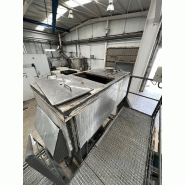 Mélangeur à bande 1300 litres avec système d'alimentation de sacs d'occasion - référence                        :                         e7898