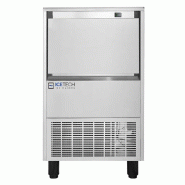 Machine à glaçons pleins - demi-cubes de 6g - 45 kg/24h - Stockage 20 kg |  Ice Tech HD 50