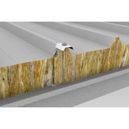 Panneau sandwich isolant laine de roche pour toiture