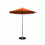 Parasol pour terrasse Pro Moorea rond Ø200 cm armature + toile + housse - orange