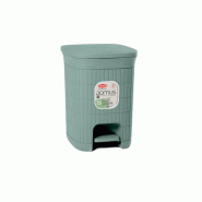 Poubelle à pédale Stefanplast Domus, 20 L, Thé vert - 8003507903029
