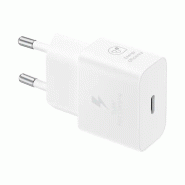 SAMSUNG fast charger USB-C 25W without data cable white