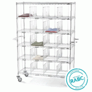 Sclessin 374.835 MANURACK Chariot 20 Casiers Professionnel - 374.835