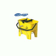 Seau de lavage rocket bi-bac 2x8l rlx essor a pedale (sans roues)