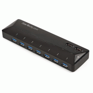StarTech.Com Hub USB 3.0 à 7 ports avec port de charge dédié - 2 x 2,4A - commutateur USB pour le partage de périphériques - 65030861717