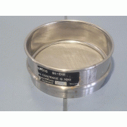 Tamis de test en acier inox RETSCH 100x40mm - 20 µm Tamis de test en acier inox RETSCH 100x40mm - 20 µm