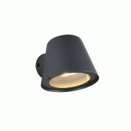 Applique murale extérieure GU10 IP44 anthracite métal et verre - Trio - BENI - gris métal 4017807691412
