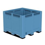 Caisse-palette renforcée en plastique - 686 à 1060 L - 1.000/5.000 kg - PEHD 100% vierge_1