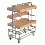 Cantilever mobile 4 niveaux