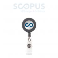Cordon zip personnalisable pour badges - enrouleur 30 ou 35mm avec options de fixation_1