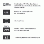 Desserte mobile avec tiroirs et niche de rangement - QUADRIFOGLIO - Gris_0