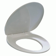 DURABLE Abattant WC universel en polypropylène Blanc - L390 x H40 x P450 mm - 9143306