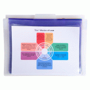 Exacompta Lot de 4 Trieur mural 6 compartiments Crystal, pour A4, coloris cristal - transparent matière synthétique 55898E_0