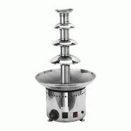 Fontaine à chocolat inox avec 4 étages - 60 cm | Qdm - SBCH4_0