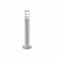 Gea Luce Borne D'Extérieur Ges012 - Lampadaire En Aluminium Gris Avec Diffuseur Verre Satiné, Raccordement E27 Ip54 - Gealuce - gris GES012