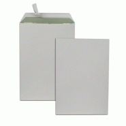 GPV Boîte de 250 pochettes Green blanches 229x324/C4, 90 g/m², adhésives avec bande - 3250650030347