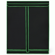 Tente de culture 120x60x150cm pour plante fait en tissu oxford chambre de culture hydroponique avec sangles réglables vert 20_0001272