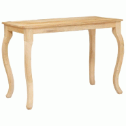 VidaXL Table basse Marron 110 x 55 x 77 cm Bois de mangue massif Modèle Helios Concept Élite - 4104585