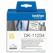 Brother Etiquettes adhésives textiles blanches - 60 x 86 mm - 4977766808248
