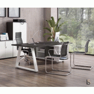 Bureau bi-colore avec meuble d'angle Pyramid - 230, Anthracite, Non, Gauche_0