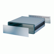 Face avant CompacPRO SCHROFF, 3 U, 63 CV, 2 mm, alu, anodisé, bords non traités Face avant CompacPRO SCHROFF, 3 U, 63 CV, 2 mm, alu, anodisé, bords non traités
