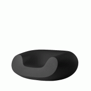 Fauteuil lounge in & out CHUBBY - noir