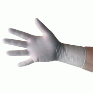 Gants latex poudrés blanc Taille M - par 100