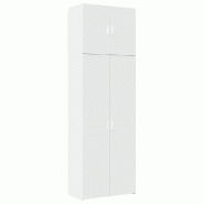 Helloshop26 - Buffet bahut commode armoire meuble de rangement organisateur cuisine salle de séjour salon haut 80 x 42,5 x 249 cm 02_0032776 - Bois m