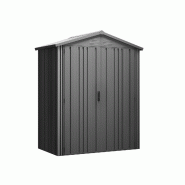 Hoggar - Abri Pioneer Y20 - 1,14m² - Abri extérieur métallique - Construction IronCore® - Portes premium - Anti-corrosion - gris métal G01ME0087
