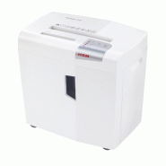 HSM destructeur de documents 15 feuilles coupes particules 4x37mm 1030121 - blanc 1030121