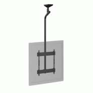KIMEX Support TV plafond 1 écran mode portrait 65''- 75'' Hauteur 225 cm noir - noir 3700685426337 KIMEX Support TV plafond 1 écran mode portrait 65''- 75'' Hauteur 225 cm noir - noir 3700685426337