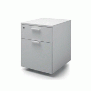 Caisson mobile 2 tiroirs DS Forma5 - anti basculement - 43x53x59 cm - Métal Caisson mobile 2 tiroirs DS Forma5 - anti basculement - 43x53x59 cm - Métal