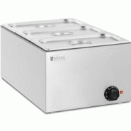 Royal Catering - Royal Catering RCBM_GN1/3_1 Bain-marie professionnel 640 W 3 x GN 1/3 Bain-marie inox - inox 4062859130198