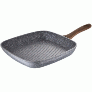San Ignacio Daimiel - Poêle grill 28x28cm en aluminium forgé compatible induction - aluminium Q3244