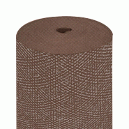 Tête à tête prédécoupé 120cm Keiko 55G/M2 0,40x24m chocolat Airlaid - par 6