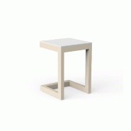Table basse Posidonia en C - crème
