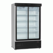 Vitrine verticale froid positif 2 portes coulissantes - Sur Roulettes, A porte vitrée Tefcold RF1202S
