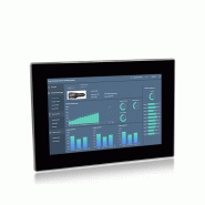 Panel PC industriel fanless 10.1" WXGA capacitif projeté 10 points - EVI-J010WCC - Intel® Bay Trail Celeron J1900