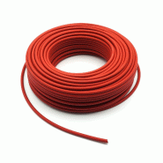 Alcapower Câble Solaire 50M Monoconducteur 1X6Mm² Rouge - Résistance Thermique Tension 1500V Cc - Installation Photovoltaïque Et Industrielle Seo