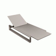 Chaise longue design FRAME - tortora