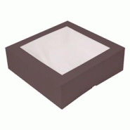 García de Pou Garcia de Pou 100 unités - Boîtes Pâtisseries Avec Fenêtre 'Thepack' 250 G/M2 + Opp 32X32X10 Cm Chocolat Carton Ondulé Nano-Micro García de Pou Garcia de Pou 100 unités - Boîtes Pâtisseries Avec Fenêtre 'Thepack' 250 G/M2 + Opp 32X32X10 Cm Chocolat Carton Ondulé Nano-Micro