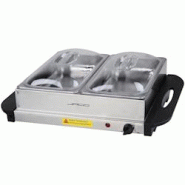 Helloshop26 - Chauffe plats électrique en acier inoxydable maintien de la température couvercles transparents modèles au choix 2x2,5 01_0000441 - 3 Helloshop26 - Chauffe plats électrique en acier inoxydable maintien de la température couvercles transparents modèles au choix 2x2,5 01_0000441 - 3