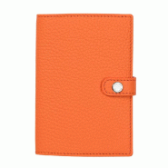 QUO VADIS Agenda Moderne - Agenda - Spiralé - INT 8313S 13 SEM - Semainier Horizontal - Camargue - Orange - janv à déc - 8,5x13cm - Cuir pleine fle