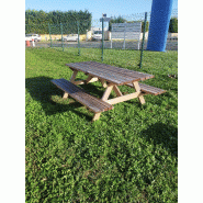 Table de pique-nique forestière ECO - Pin traité classe 4 - 2000mm x 1510mm Table de pique-nique forestière ECO - Pin traité classe 4 - 2000mm x 1510mm